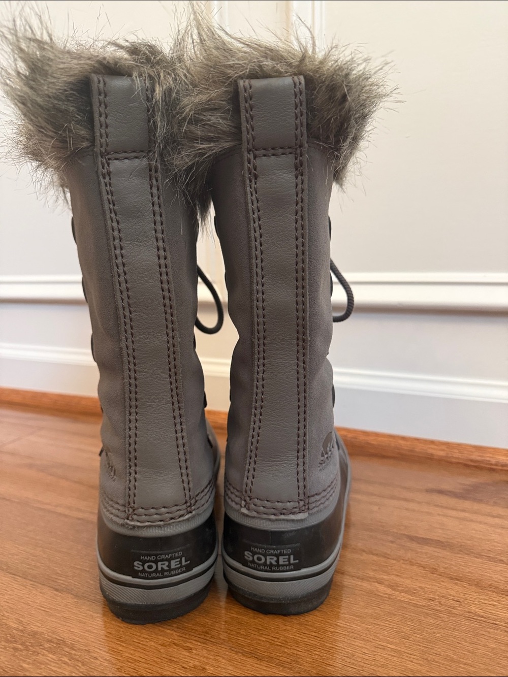 🏔️ Sorel Waterproof Winter Boots Sorel Joan of Arctic Faux Fur Twin Peaks Style - Picture 4 of 6